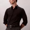 Cotton Stretch Poplin Slim Button-Down Shirt Cotton Stretch Poplin Slim Button-Down Shirt