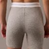 Cotton Stretch Rib Bike Shorts Cotton Stretch Rib Bike Shorts