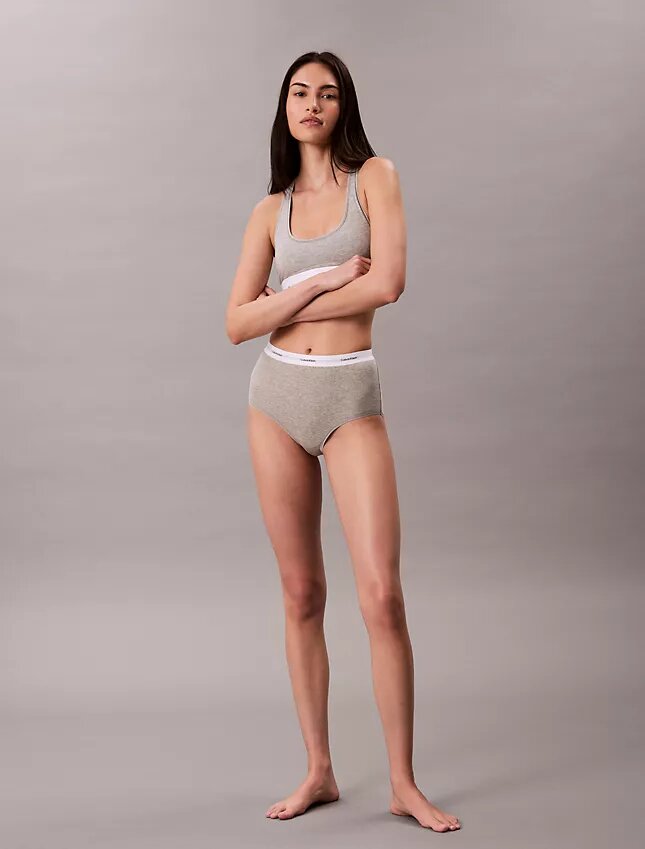 Cotton Stretch Rib High Rise Brief Cotton Stretch Rib High Rise Brief