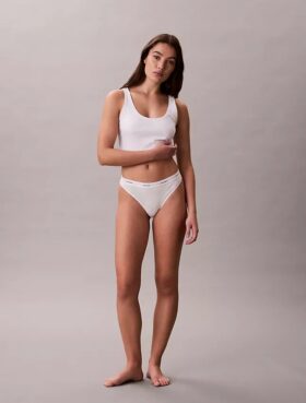 Cotton Stretch Rib Thong