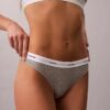 Cotton Stretch Rib Thong Cotton Stretch Rib Thong