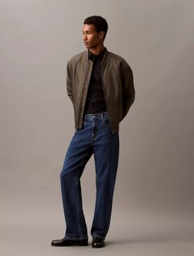 Cotton Stretch Slim Button-Down Shirt