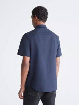 Cotton Stretch Slim Button-Down Shirt