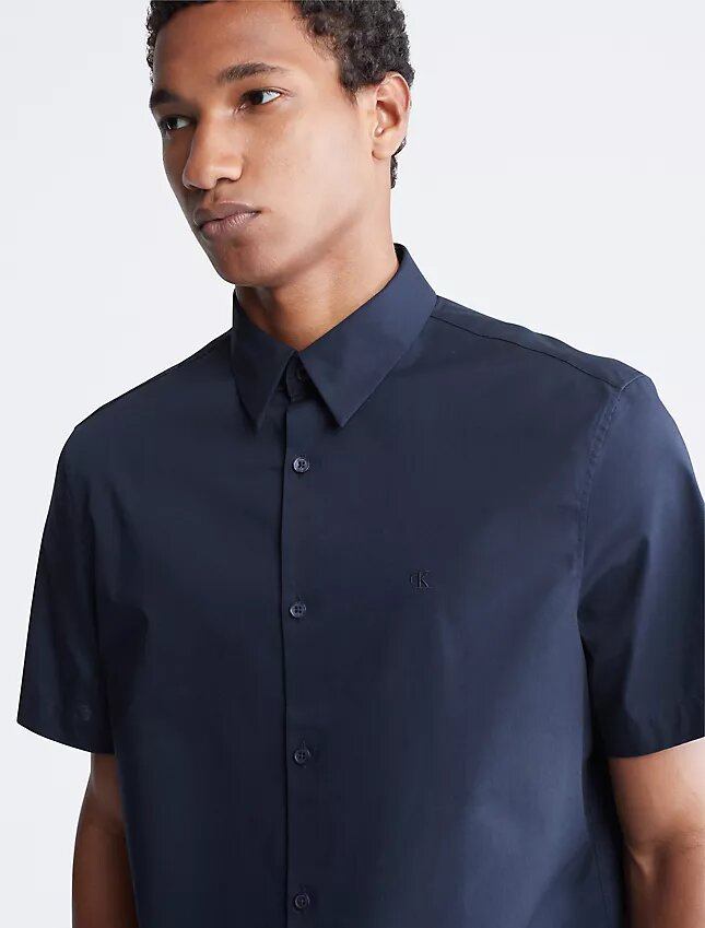 Cotton Stretch Slim Button-Down Shirt Cotton Stretch Slim Button-Down Shirt