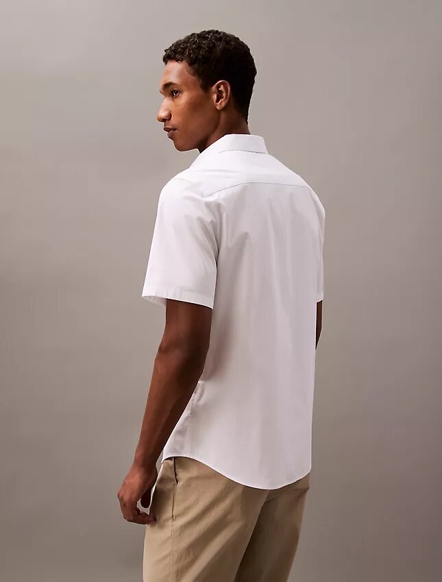 Cotton Stretch Slim Button-Down Shirt Cotton Stretch Slim Button-Down Shirt