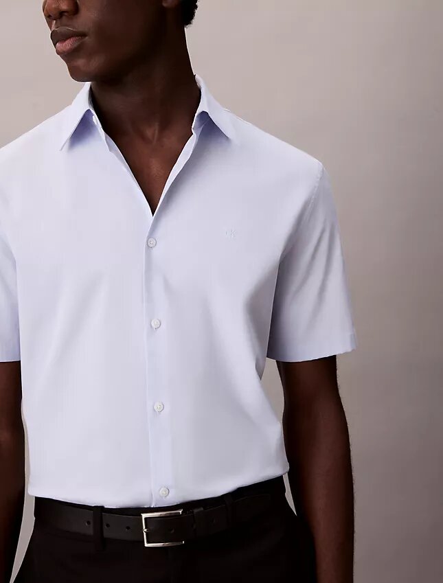 Cotton Stretch Slim Button-Down Shirt Cotton Stretch Slim Button-Down Shirt