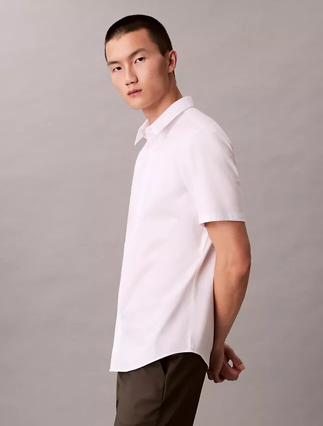 Cotton Stretch Slim Button-Down Shirt Cotton Stretch Slim Button-Down Shirt