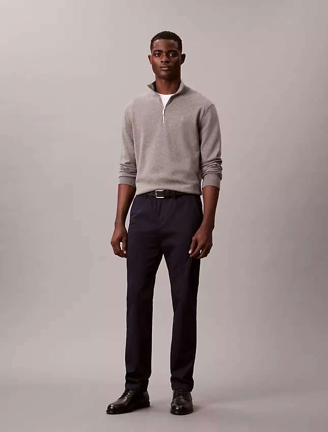 Cotton Stretch Slim Trousers Cotton Stretch Slim Trousers