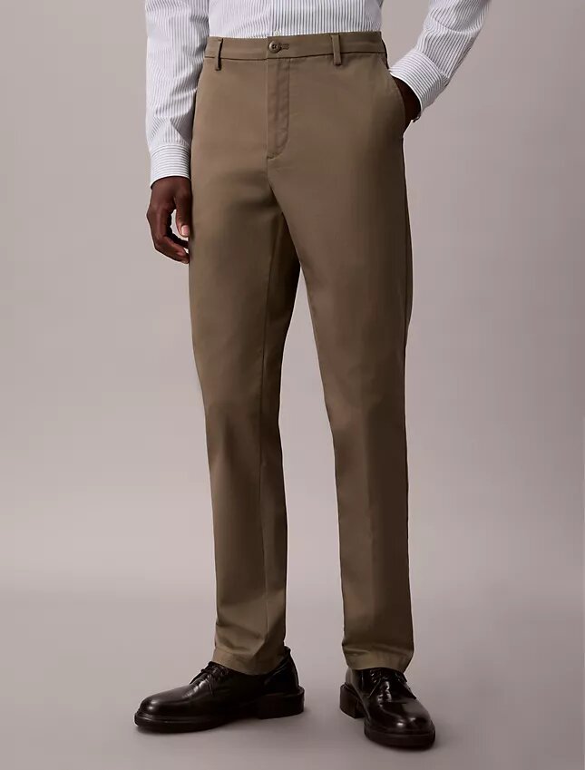Cotton Stretch Slim Trousers Cotton Stretch Slim Trousers