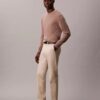 Cotton Stretch Slim Trousers