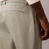 Cotton Stretch Slim Trousers