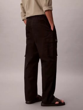 Cotton Stretch Straight Fit Cargo Pants