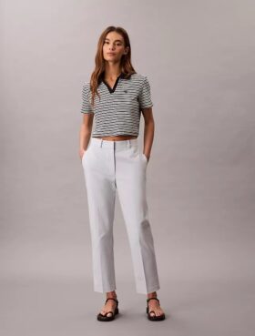 Cotton Stretch Straight Fit Chino Pants