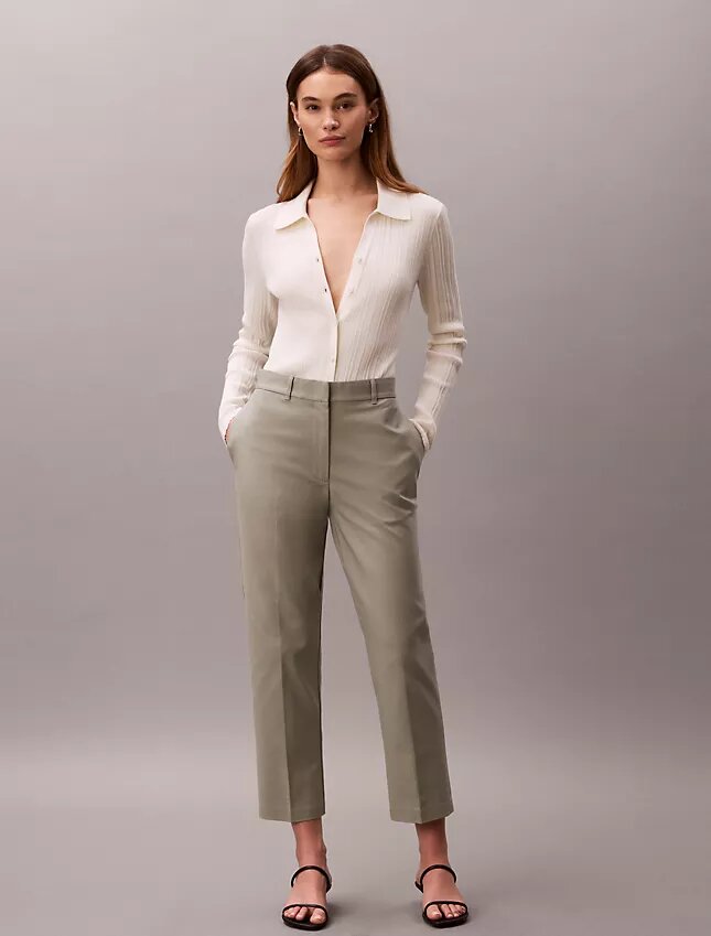 Cotton Stretch Straight Fit Chino Pants Cotton Stretch Straight Fit Chino Pants