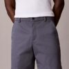 Cotton Stretch Straight Shorts