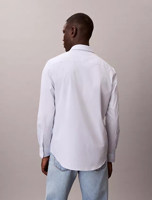 Cotton Stretch Stripe Classic Button-Down Shirt Cotton Stretch Stripe Classic Button-Down Shirt
