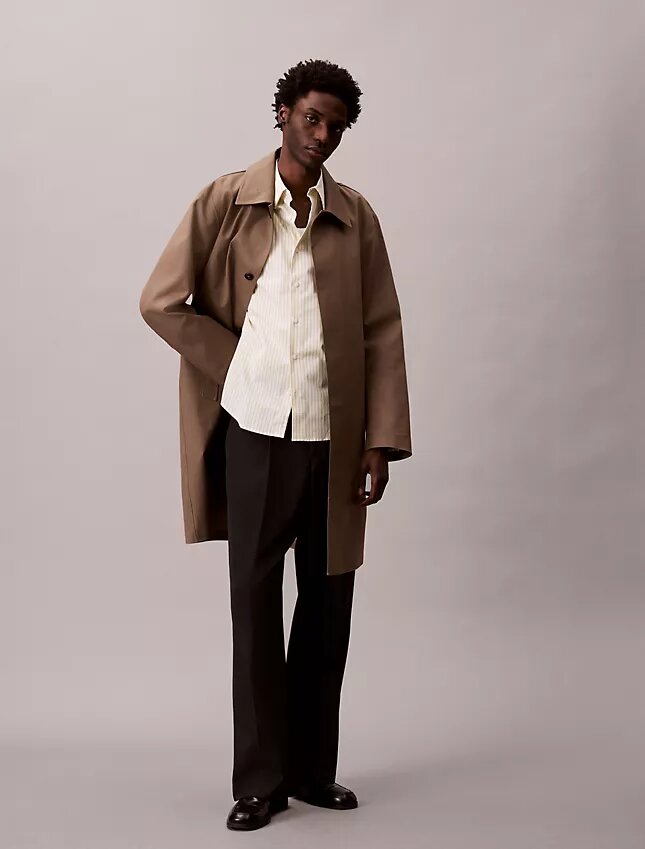 Cotton Stretch Stripe Poplin Button-Down Shirt Cotton Stretch Stripe Poplin Button-Down Shirt