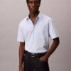 Cotton Stretch Stripe Short Sleeve Button-Down Shirt Cotton Stretch Stripe Short Sleeve Button-Down Shirt
