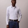 Cotton Stretch Stripe Slim Button-Down Shirt Cotton Stretch Stripe Slim Button-Down Shirt