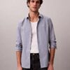 Cotton Stretch Stripe Slim Button-Down Shirt Cotton Stretch Stripe Slim Button-Down Shirt