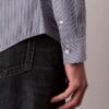 Cotton Stretch Stripe Slim Button-Down Shirt Cotton Stretch Stripe Slim Button-Down Shirt