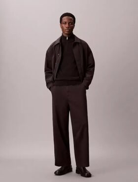Cotton Stretch Twill Baggy Chino Pants