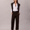 Cotton Stretch Twill Barrel Pants Cotton Stretch Twill Barrel Pants