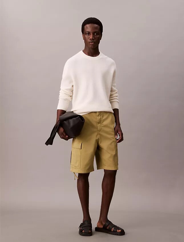 Cotton Stretch Twill Cargo Shorts Cotton Stretch Twill Cargo Shorts