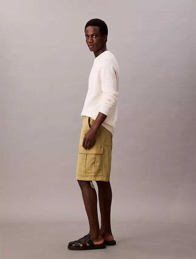 Cotton Stretch Twill Cargo Shorts Cotton Stretch Twill Cargo Shorts