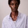 Cotton Stripe Relaxed Button-Down Shirt Cotton Stripe Relaxed Button-Down Shirt