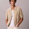 Cotton Sweater Button-Down Shirt Cotton Sweater Button-Down Shirt