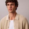 Cotton Sweater Button-Down Shirt Cotton Sweater Button-Down Shirt
