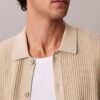 Cotton Sweater Button-Down Shirt Cotton Sweater Button-Down Shirt