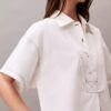 Cotton Twill Mini Shirt Dress Cotton Twill Mini Shirt Dress