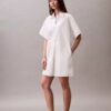 Cotton Twill Mini Shirt Dress Cotton Twill Mini Shirt Dress