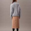 Crepe Midi Pencil Skirt Crepe Midi Pencil Skirt