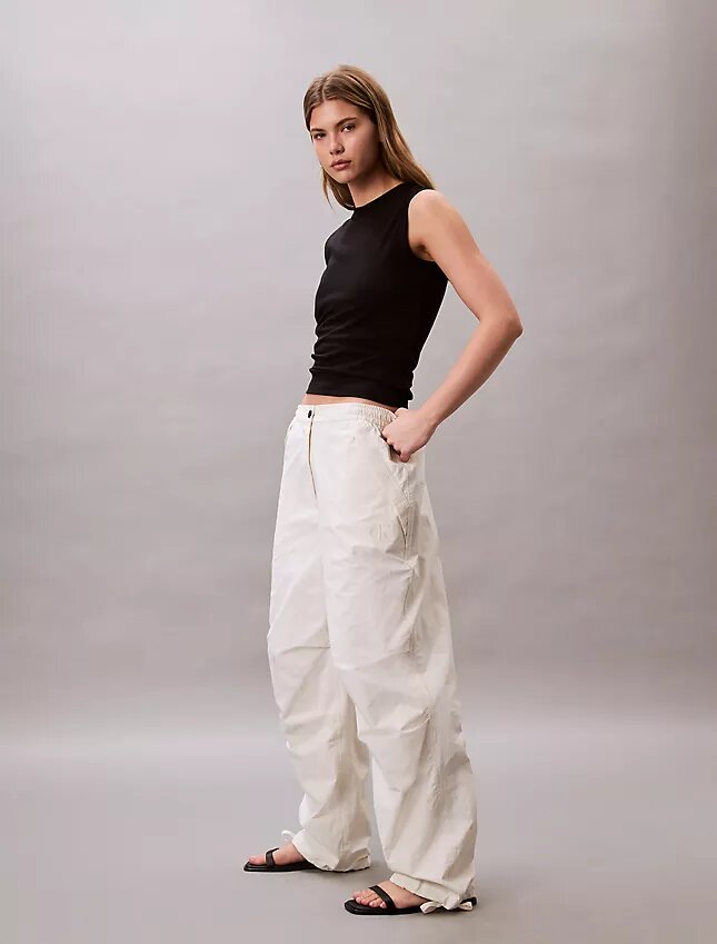 Crinkle Nylon Parachute Pants Crinkle Nylon Parachute Pants