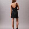 Crochet Beaded Tank Mini Dress