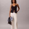 Crochet Button-Down Tank Top