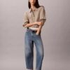 Cropped Barrel Jeans Cropped Barrel Jeans