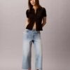 Cropped Wide Leg Jeans