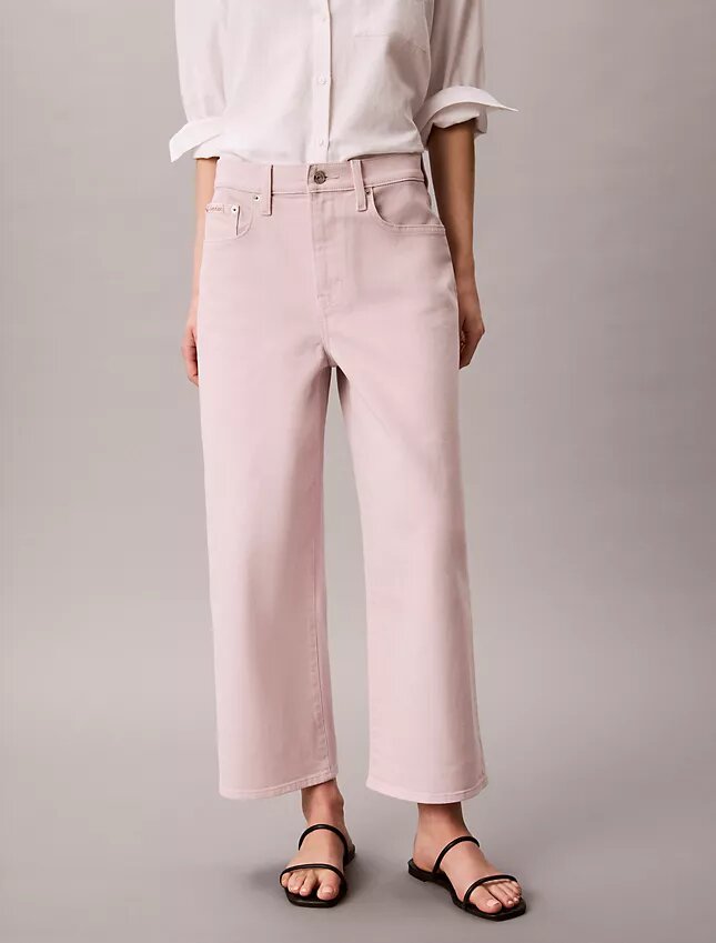 Cropped Wide Leg Jeans Cropped Wide Leg Jeans