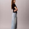 Cropped Wide Leg Jeans