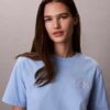 Cursive Calvin Klein Graphic Boxy Tee
