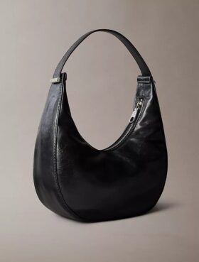 Curved Convertible Small Shoulder Bag