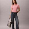 Curved Logo Graphic Slim Tee Curved Logo Graphic Slim Tee