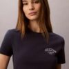 Curved Logo Graphic Slim Tee Curved Logo Graphic Slim Tee