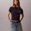 Curved Logo Graphic Slim Tee Curved Logo Graphic Slim Tee