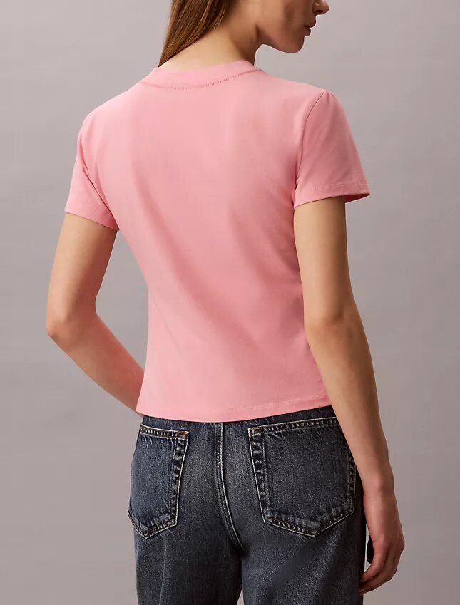 Curved Logo Graphic Slim Tee Curved Logo Graphic Slim Tee