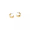 Curved Pebble Earrings Curved Pebble Earrings